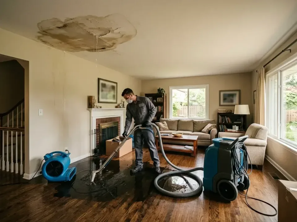 attic-pipe-burst-ceiling-drip-008 — frequently asked questions, Water Damage Restoration & Carpet Care in Chester, VA